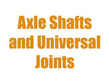 Axle Shafts, Seals, U-Joints 1971.5-1975 Dana 30